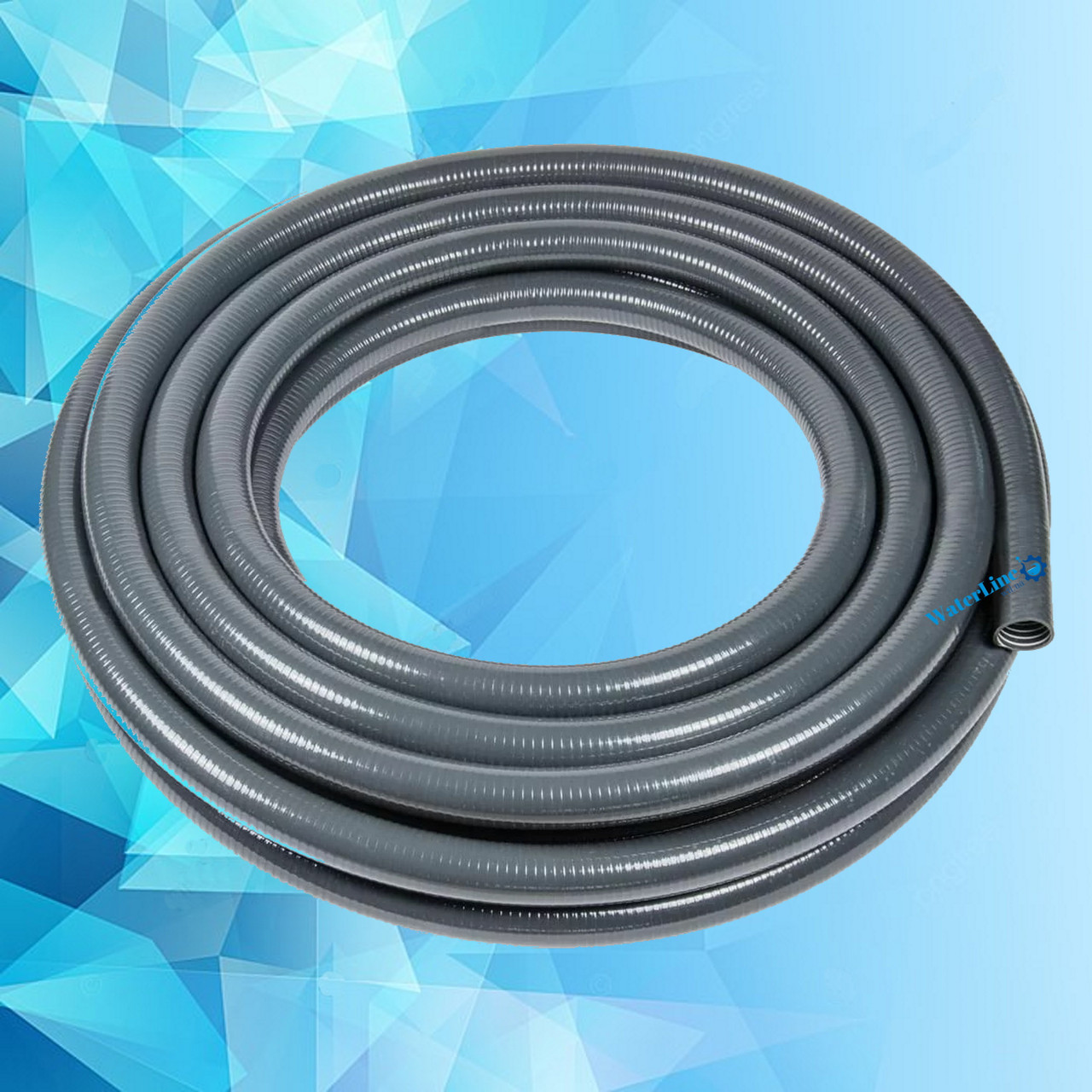 Труба ПВХ (PVC) гнучка Aquaviva Flex d50x2.5 мм