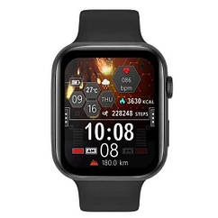 Розумний смарт годинник Smart Watch I7 PRO MAX з голосовим викликом тонометр пульсометр оксиметр. Колір: чорний IO-93