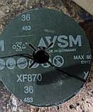Фібровий диск VSM XF870 CERAMICS Р.36, 125х22 мм для сталі та алюмінію, фото 4