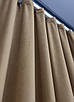 Шторна тканина оксамит (бархат), висота 3м. Колір бежевий. Код 1549ш, фото 6