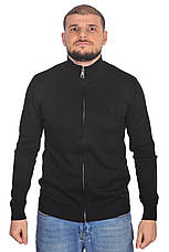 Кофта чоловіча Lacoste 24-L104 чорна, фото 3