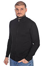 Кофта чоловіча Lacoste 24-L104 чорна, фото 4