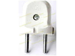 Вилка ВШ 10А біла ТМ УКРАЇНА