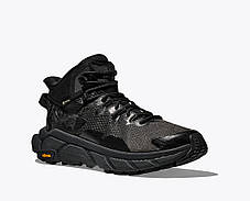 Черевики для туризму та прогулянок чоловічі HOKA TRAIL CODE GTX 1123165 BRVN BLACK / RAVEN, фото 3