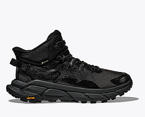 Черевики для туризму та прогулянок чоловічі HOKA TRAIL CODE GTX 1123165 BRVN BLACK / RAVEN