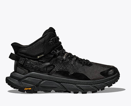 Черевики для туризму та прогулянок чоловічі HOKA TRAIL CODE GTX 1123165 BRVN BLACK / RAVEN, фото 1