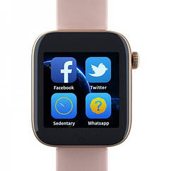 Розумний смарт годинник Smart Watch Z6 c SIM з камерою. Колір: рожевий PE-54
