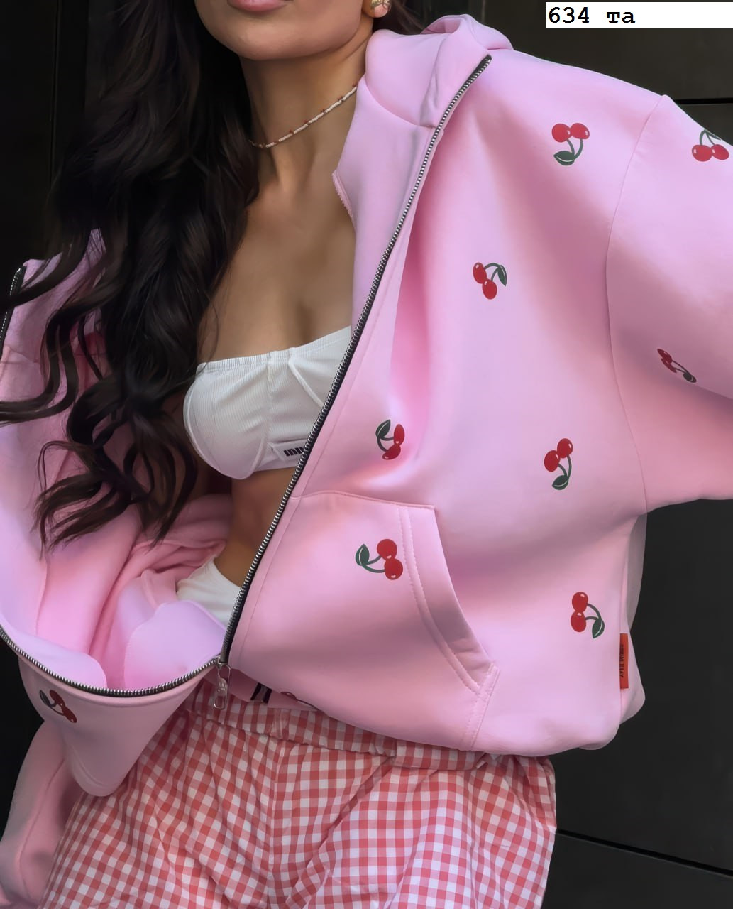 Худі oversize на блискавці 634 та, фото 1