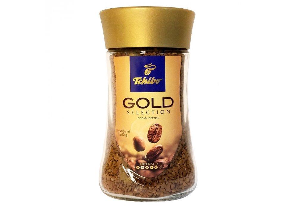 Кава розчинна Tchibo Gold Selection 100г, скло
