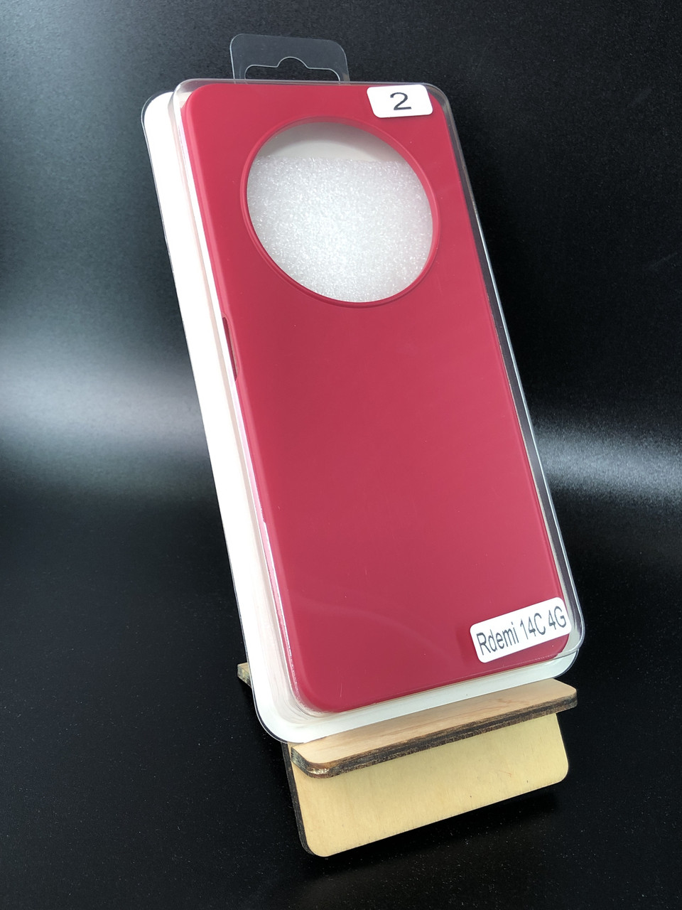 Чохол для телефона Xiaomi Redmi 14C (4G) Silicone Original FULL No2 Rose red (4you), фото 1