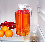 Глечик для соку Arcoroc Quadro 1,3 л з кришкою (L9918), фото 2