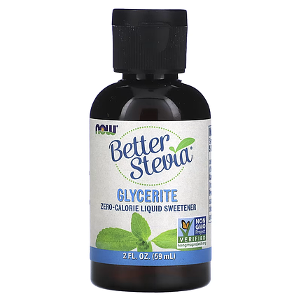 Цукрозамінник Better Stevia NOW Foods 59 ml Glycerite, фото 1