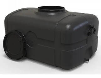 Ємність прямокутна 105 л технічна Чорна