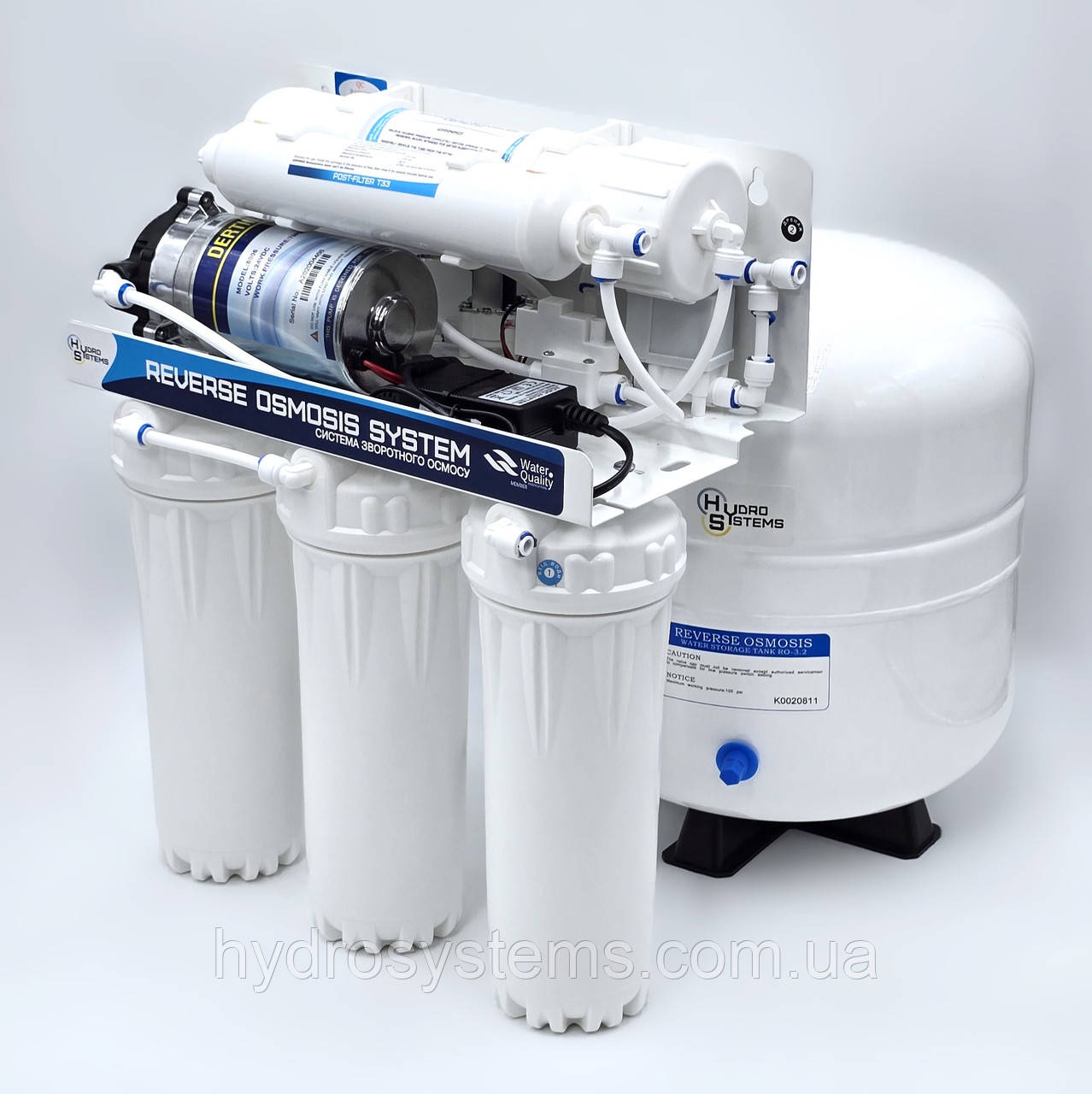 Система зворотного осмосу RO-75G-16JG-P PREMIUM з помпою