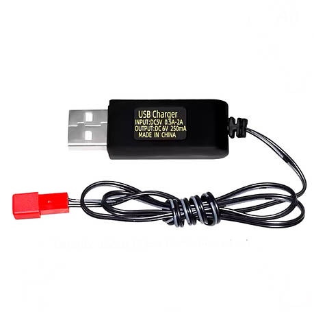 Зарядний пристрій USB 6V Ni-CD Ni-MH JST, фото 1