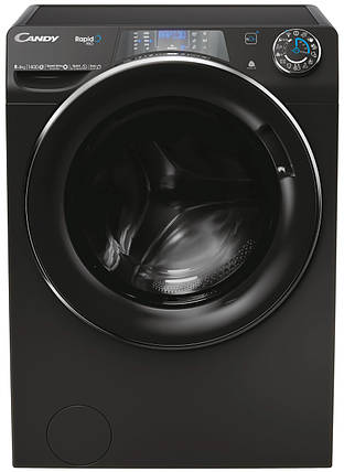 Прально-сушильна машина Candy RapidO Pro RPW4856BWMBCB-S 53 см 8 кг/5 кг, фото 1