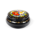 Скринька розписна ручної роботи в техніці Петриківський розпис Сапфір ШК-05 мал. 041