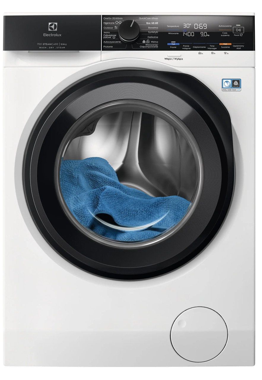 Прально-сушильна машина Electrolux 700 SteamCare EW7W4692P 63,6см 9кг/6кг