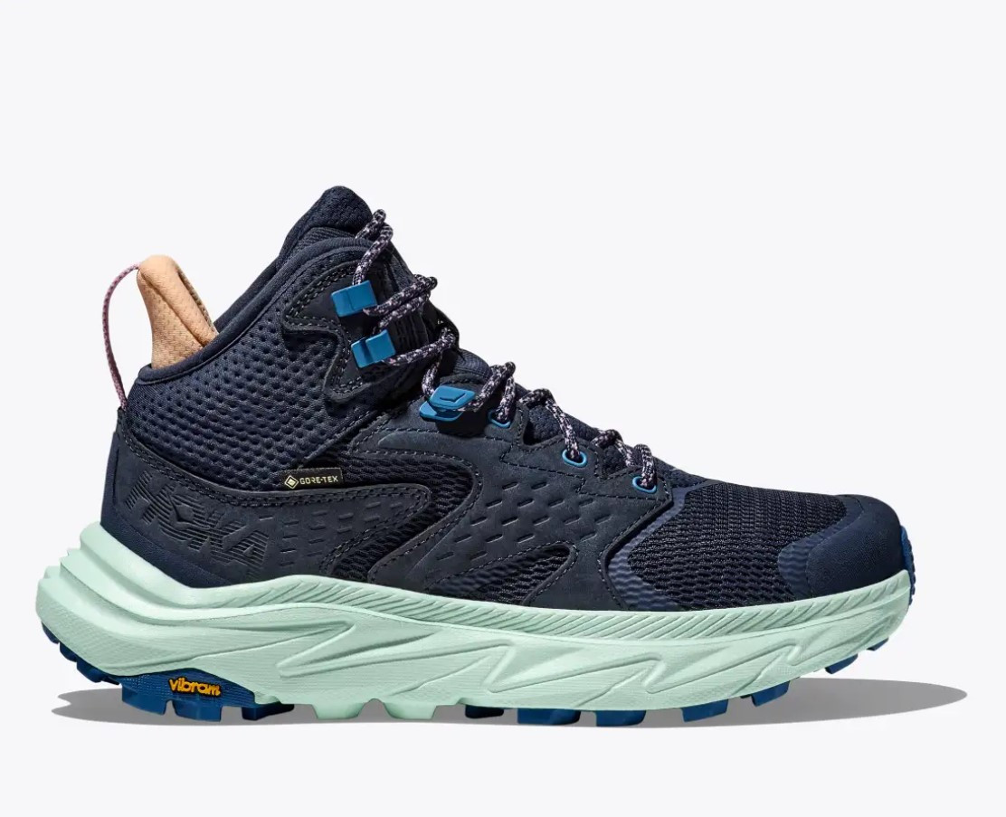 Черевики для туризму та прогулянок жіночі HOKA ANACAPA 2 MID GTX 1142831 VTY VARSITY NAVY / AQUA BREEZE
