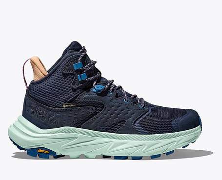 Черевики для туризму та прогулянок жіночі HOKA ANACAPA 2 MID GTX 1142831 VTY VARSITY NAVY / AQUA BREEZE, фото 1