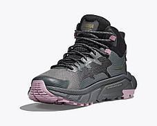 Черевики для туризму та прогулянок жіночі HOKA TRAIL CODE GTX 1123166 BCSTL BLACK / CASTLEROCK, фото 4