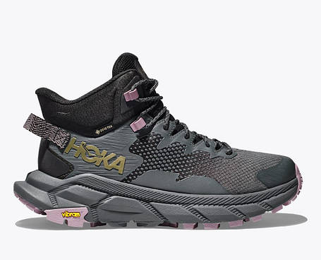 Черевики для туризму та прогулянок жіночі HOKA TRAIL CODE GTX 1123166 BCSTL BLACK / CASTLEROCK, фото 1