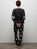 Жіночий бавовняний комплект для дому зі штанами Hays з принтом, фото 2