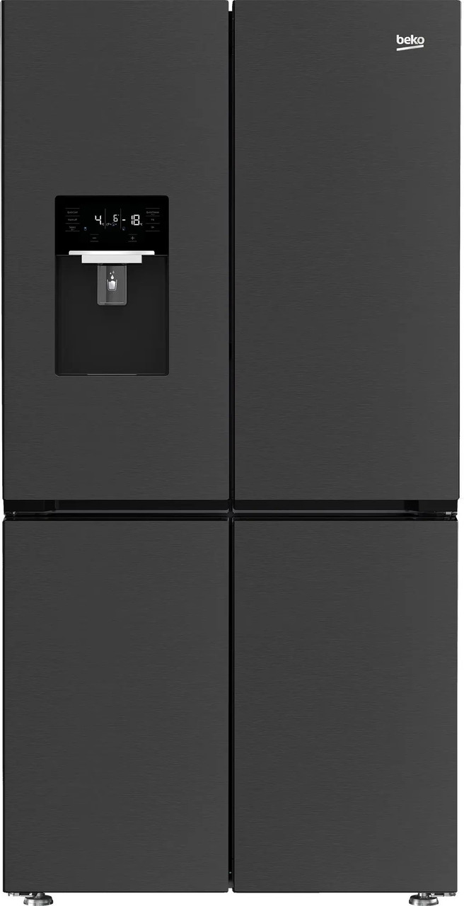 Холодильник Beko GN1426240ZDXBRN Повний No Frost 182 см Дистриб'ютор води Темна Нержавіюча Сталь
