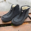 Чоловіче полегшене взуття 43р, Практичне взуття для чоловіків, Бурки дедушки, Робоче спецобув'я IE-45, фото 10
