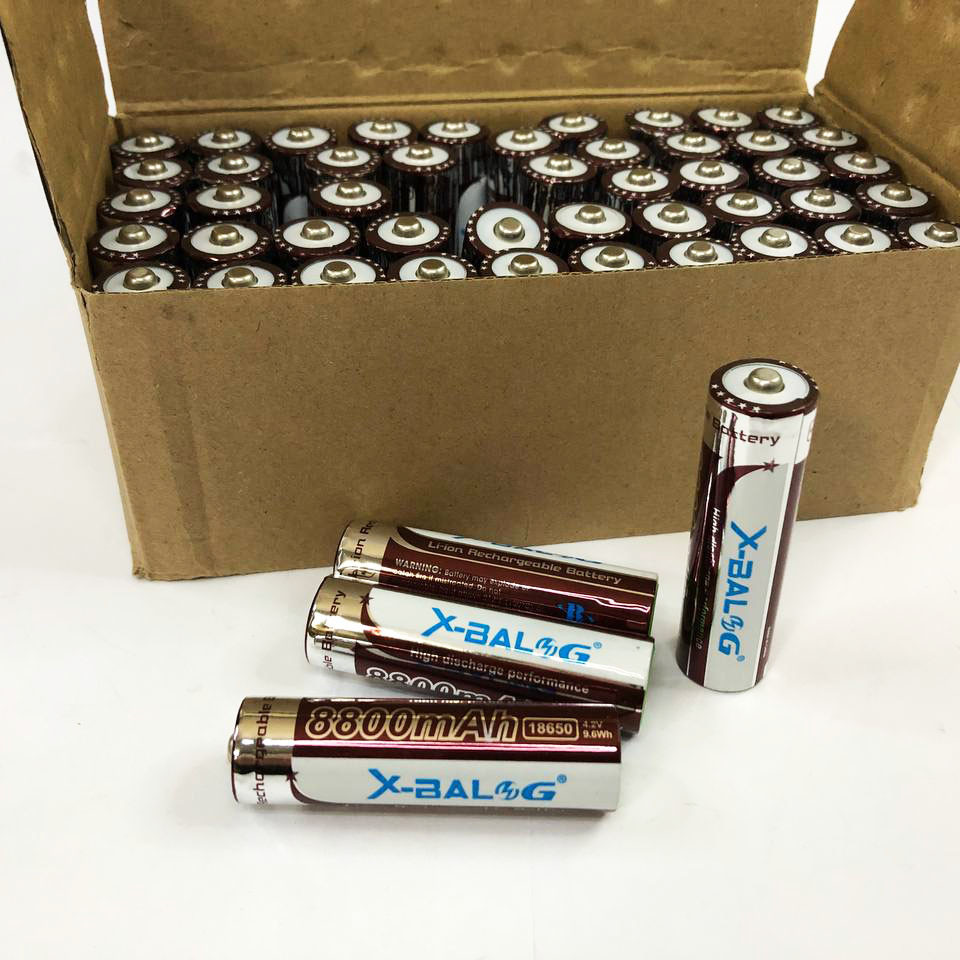 Літієвий акумулятор 18650 X-Balog 8800mAh 4.2V Li-ion літієва акумуляторна батарейка VG-228 для ліхтариків