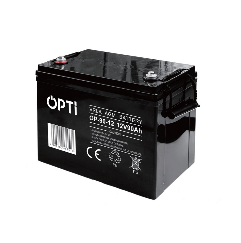 Акумулятор Volt Polska AGM OPTI 12 V 90 Ah VRLA 6AKUV090AG, фото 1