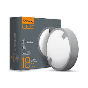 LED світильник IP65 круглий VIDEX 18W 5000K сенсорний VL-BH12R-185-S, фото 1