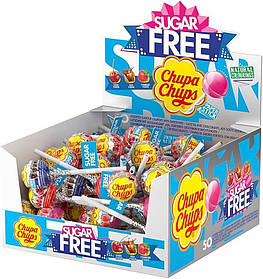 Льодяники Chupa Chups Sugar Free 50s 550g