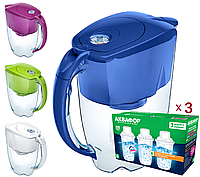 Фильтр для очистки питьевой воды кувшин Аквафор Арктик с тремя модулями
