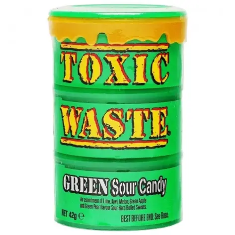 Цукерки Toxic Waste Green 42g, фото 1