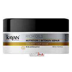 Крем-маска для сухого та пошкодженого волосся Kayan Professional Rich Oil Creamy Hair Mask, 500 мл