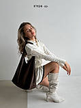 Костюм Спідниця з кофтинкою в стилі “old money” 07024 со, фото 9