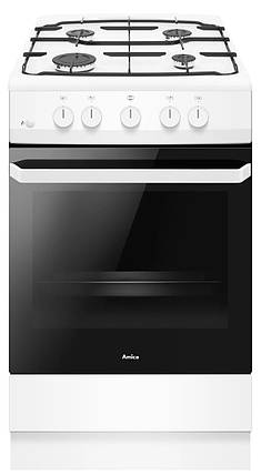Газова плита Amica 58GGD1.23ZOFP(W), фото 1
