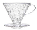 Пуровер Hario V60 02 прозорий пластиковий для заварювання кави на 1-4 чашки VD-02T, фото 4