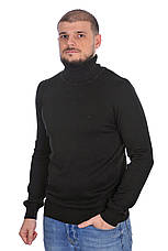 Светр чоловічий Lacoste 24-L103 чорний, фото 4