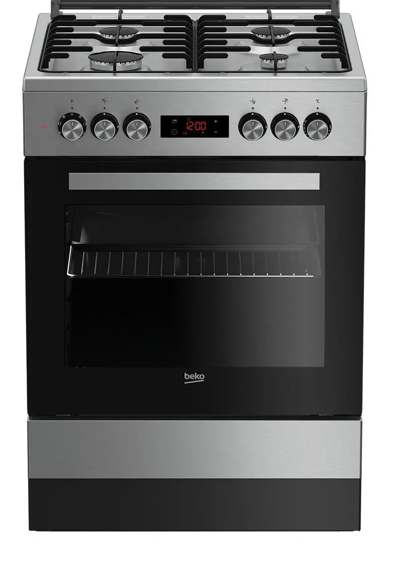 Кухонна газово-електрична плита Beko FSE62320DX Конвекція