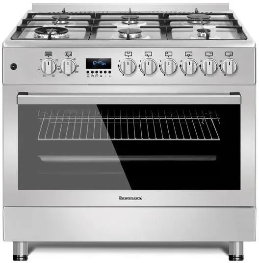 Газова-електрична піч Ravanson Top Chef KWGE-K90-6 Конвекція Вертел