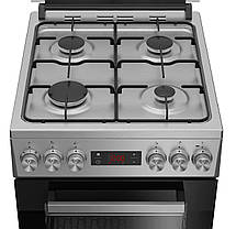 Газово-електрична плита Beko FSM52321DXDS Конвекція, фото 3