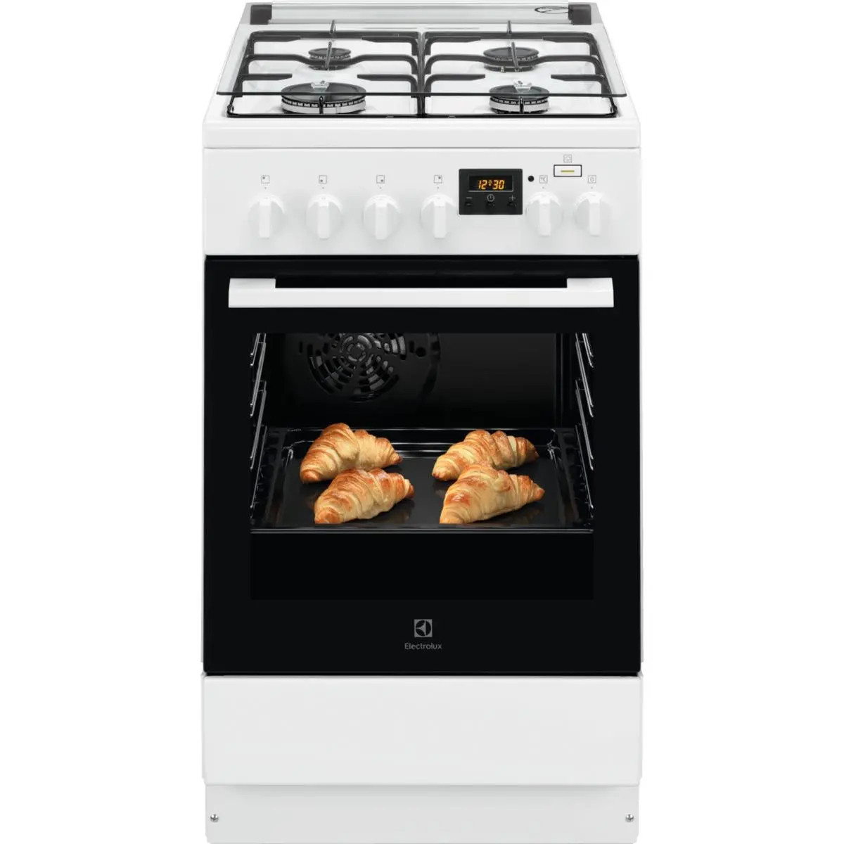 Газово-електрична плита Electrolux LKK560204W з конвекцією