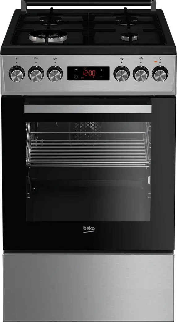 Газово-електрична плита Beko FSM51331DXDT конвекція