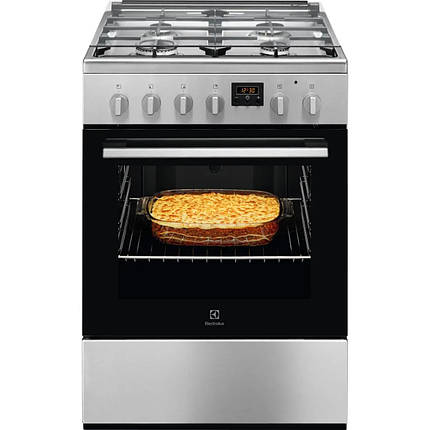 Газово-електрична плита Electrolux LKK640201X з конвекцією, фото 1