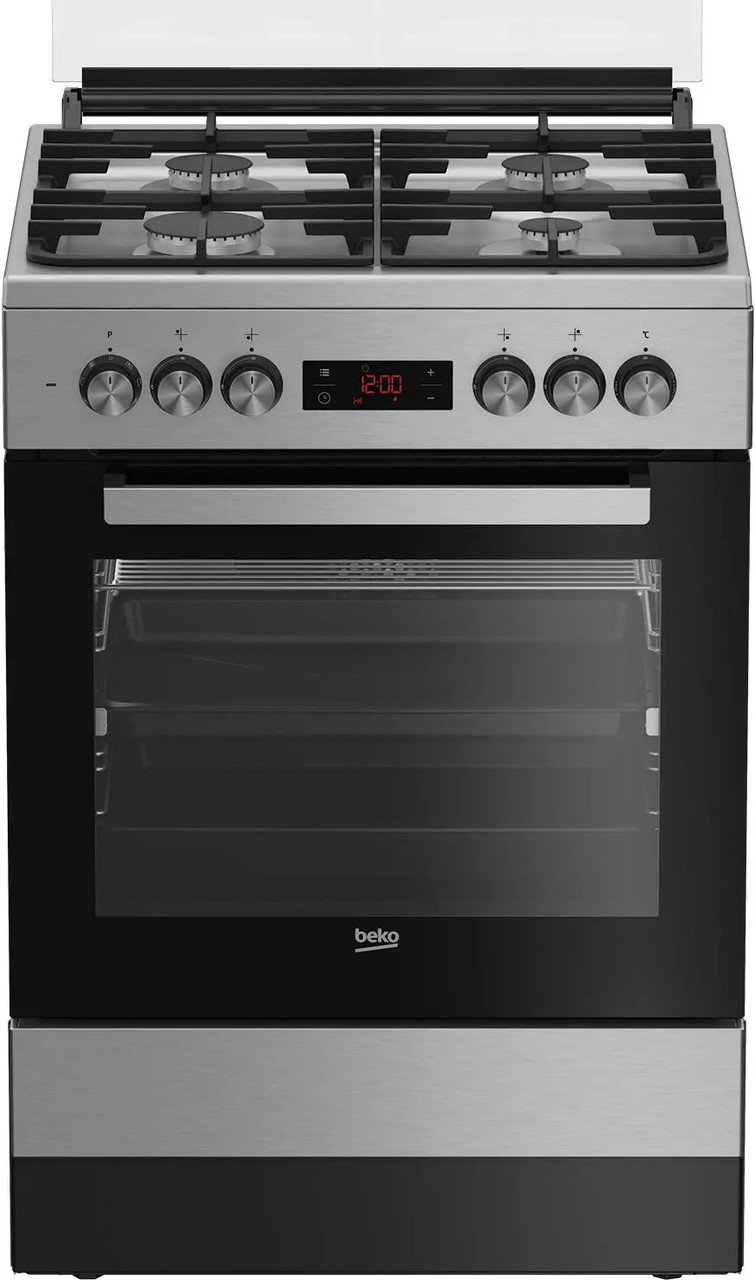 Кухонна газово-електрична плита Beko FSM62331DXT Конвекція