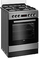 Кухонна газово-електрична плита Beko FSM62331DXT Конвекція, фото 4