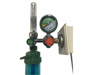 Y-006М(DIN) Зволожувач кисню "Медик" з флуометром і манометром, фото 2