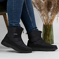 Дутики зимові жіночі з хутром короткі на замок (МК 2)